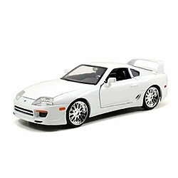 Jada Toys Fast & Furious 1:24 Brians Toyota Supra Die-cast car Blanc, Jouets pour enfants et adultes (97375) 