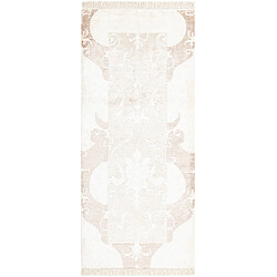 Vidal Tapis de couloir en laine 191x84 beige Darya