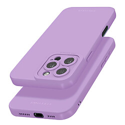 Roar Coque pour iPhone 16 Pro Silicone Mat Soft Touch Caméra Protégée Violet