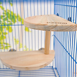 Wewoo Jouet pour Animaux Animal de compagnie en bois deux couches Hamster Woodplate tremplin petits de pédale jouets Pet