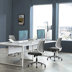 Avis Siège de bureau / Siège pivotant CHESTER W tissu maille gris hjh OFFICE