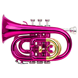 Classic Cantabile Brass TT-400 B-trompette de poche rose