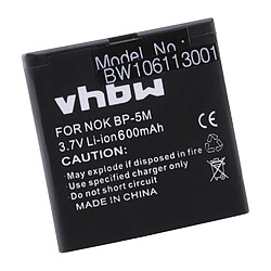 vhbw Li-Ion batterie 600mAh (3.7V) pour portable téléphone Smartphone HAGENUK C900 comme BP-5M.