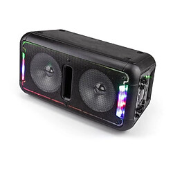 CALIBER HPA502BTL Enceinte portable Bluetooth - Lampes LED multicolores - Batterie intégrée - Option Karaoke Sing-Along