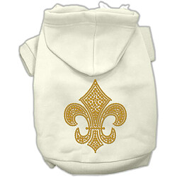 Mirage Gold Fleur De Lis Hoodies