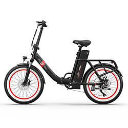 Vélo électrique pliable OneSport OT16-2 20" Moteur 250 W Batterie 48 V 17 Ah - Rouge pas cher