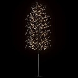 Avis vidaXL Sapin de Noël 2000 LED blanc chaud Cerisier en fleurs 500 cm