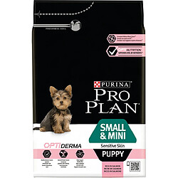 Proplan PRO PLAN Sensitive Skin Optiderma - Croquettes au saumon - Pour chiot de petite taille - 3 kg 