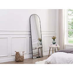 Vente-Unique Miroir arche à poser en métal - L. 50 x H. 170 cm - Noir - MAILEN