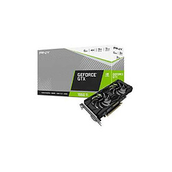 PNY - Carte Graphique GeForce GTX 1660 Ti - 6GB - 4 K - Dual Fan - Graphics Card Noir