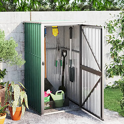 vidaXL Abri à outils de jardin vert 88x89x161 cm acier galvanisé