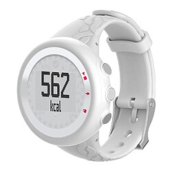 Wewoo Bracelet pour montre connectée Dragonne de remplacement femme en silicone SUUNTO M1 / M2 / M4 / M5 Blanc 