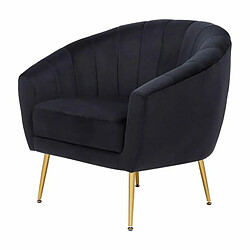 Paris Prix Fauteuil Design Doreen 88cm Noir