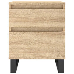 Acheter vidaXL Table de chevet chêne sonoma 40x35x50 cm bois d’ingénierie