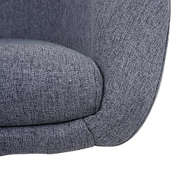 Mendler Chaise de salle à manger HWC-F19 pivotant réglable en hauteur ~ tissu gris-foncé pas cher