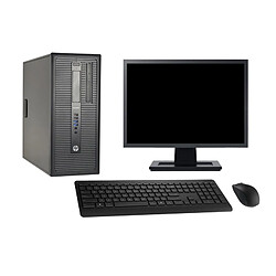 PC Tour HP ProDesk 600 G1 Ecran 19" i5-4570 RAM 16Go Disque 1To Windows 10 Wifi - Occasion