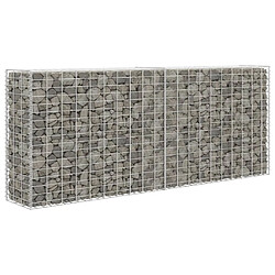 vidaXL Panier de gabion Acier inoxydable 85x30x200 cm