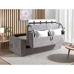 Avis Lisa Design Sacha - canapé 3 places convertible - couchage quotidien - matelas 12 cm - en velours côtelé