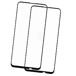 Film de protection d'écran Verre Trempé 2pcs Verre Trempé 2.5D Couverture Complète Film Protecteur d'Écran Transparent pour Huawei Honor 9X/ 9X Pro