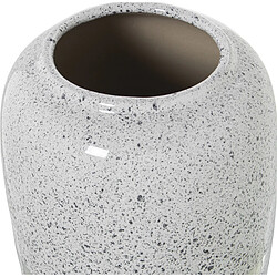 Vase Alexandra House Living Blanc Argenté Céramique 15 x 30 cm