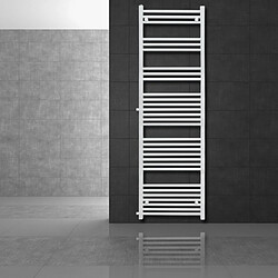 Ecd Germany Radiateur chauffage bain remplacement radiateur de rénovation blanc 500 x 1800mm