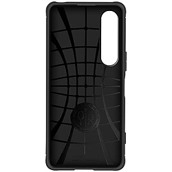 Spigen SGP Coque pour Sony Xperia 1 VI Silicone Antichoc Design Carbone Noir