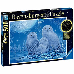 Ludendo Puzzle 500 Pièces Ravensburger Star Line - Chouettes au clair de lune