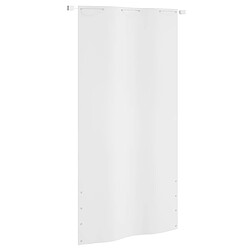 vidaXL Écran de balcon Blanc 120x240 cm Tissu Oxford 