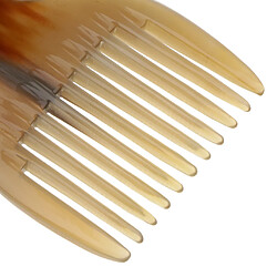 Acheter Peigne Brosse Afro Large Dent en Corne Cheveux Poignee Pour Boucles Coiffure