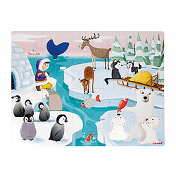 Puzzle enfant tactile La banquise 20 pièces - Janod