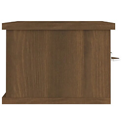 Avis vidaXL Armoire murale Chêne marron 60x26x18,5 cm Bois d'ingénierie