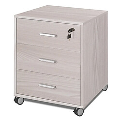 Webmarketpoint Commode de bureau avec trois tiroirs avec roulettes Olmo 50x41x h70 cm