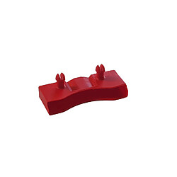 Ebac Lot de 1 embout rouge pour lattes de 68 x 8 mm