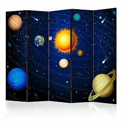 Paris Prix Paravent 5 Volets Solar System 172x225cm