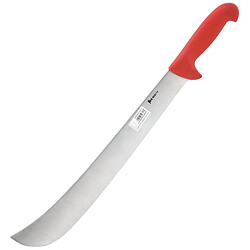 Visiodirect Machette canarien modèle C polie coloris rouge - 40 x 5 cm