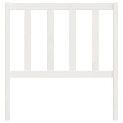 Acheter Maison Chic Tête de lit scandinave pour lit adulte,Meuble de chambre Blanc 106x4x100 cm Bois massif de pin -MN35794