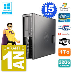 PC HP WorkStation Z220 SFF Core i5-3470 RAM 32Go Disque 1To Graveur DVD Wifi W7 · Occasion 