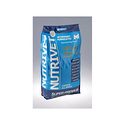 Nutrivet SUPER PREMIUM Croquettes chien 26/14 agneau et riz 15 Kg 0% blé 