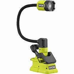 RYOBI Lampe à pince avec corps flexible 18 V - 400 Lumens - Corps flexible 40 cm - 2 modes 