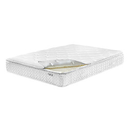 Beliani Matelas à ressorts ensachés équilibré 160 x 200 cm LUXUS 