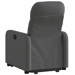 Acheter Maison Chic Fauteuil Relax pour salon, Fauteuil inclinable Gris foncé Tissu -GKD48691