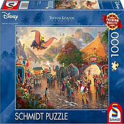 Schmidt Spiele Thomas Kinkade, Disney, Dumbo, Puzzles de 1000 pièces, 59939, Coloré pas cher