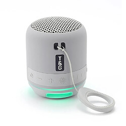 Yonis Mini Enceinte Bluetooth Portative LED Stéréo TWS Son Puissant Autonomie Longue Mini Enceinte Bluetooth TWS LED Son Stéréo Portable Puissante Autonomie Longue Gris YONIS