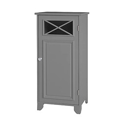 Teamson Home Armoire De Plancher Dawson Avec 1 Porte Gris EHF-6834G pas cher