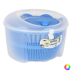 Totalcadeau Essoreuse à salade 4,5 L Plastique (ø 24,5 x 16 cm) Couleur - Bleu pas cher