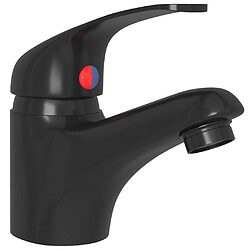 Helloshop26 Mitigeur de lavabo robinet de cuisine salle d'eau mitigeur de salle de bain robinet de lavabo maison intérieur 13 cm noir 02_0003502