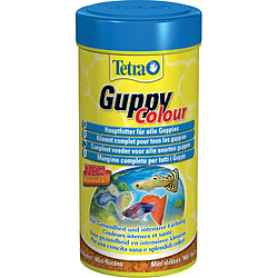 Aliment complet Tetra guppy colour 250 ml.