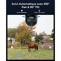 Avis Reolink Caméra de Sécurité 4MP 4G LTE batterie, intelligente Auto Suivi Zoom 6X, Deux Objectif, Projecteur