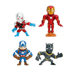 Jada Toys Avengers - Pack 4 figurines Diecast Nano Metalfigs 6 cm