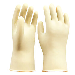 gants de latex de caoutchouc industriel de longue durée de travail gants de jardinage de sécurité blanc 40cm